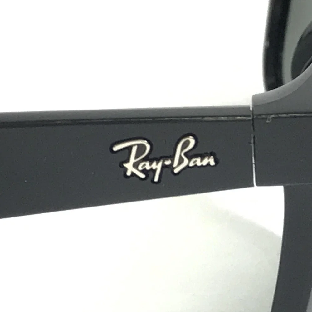 Ray-Ban Sunglasses RB2132 New Wayfarer 901L Matte Black Frames G-15 Lenses 55 mm